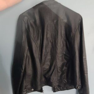 Faux leather jacket